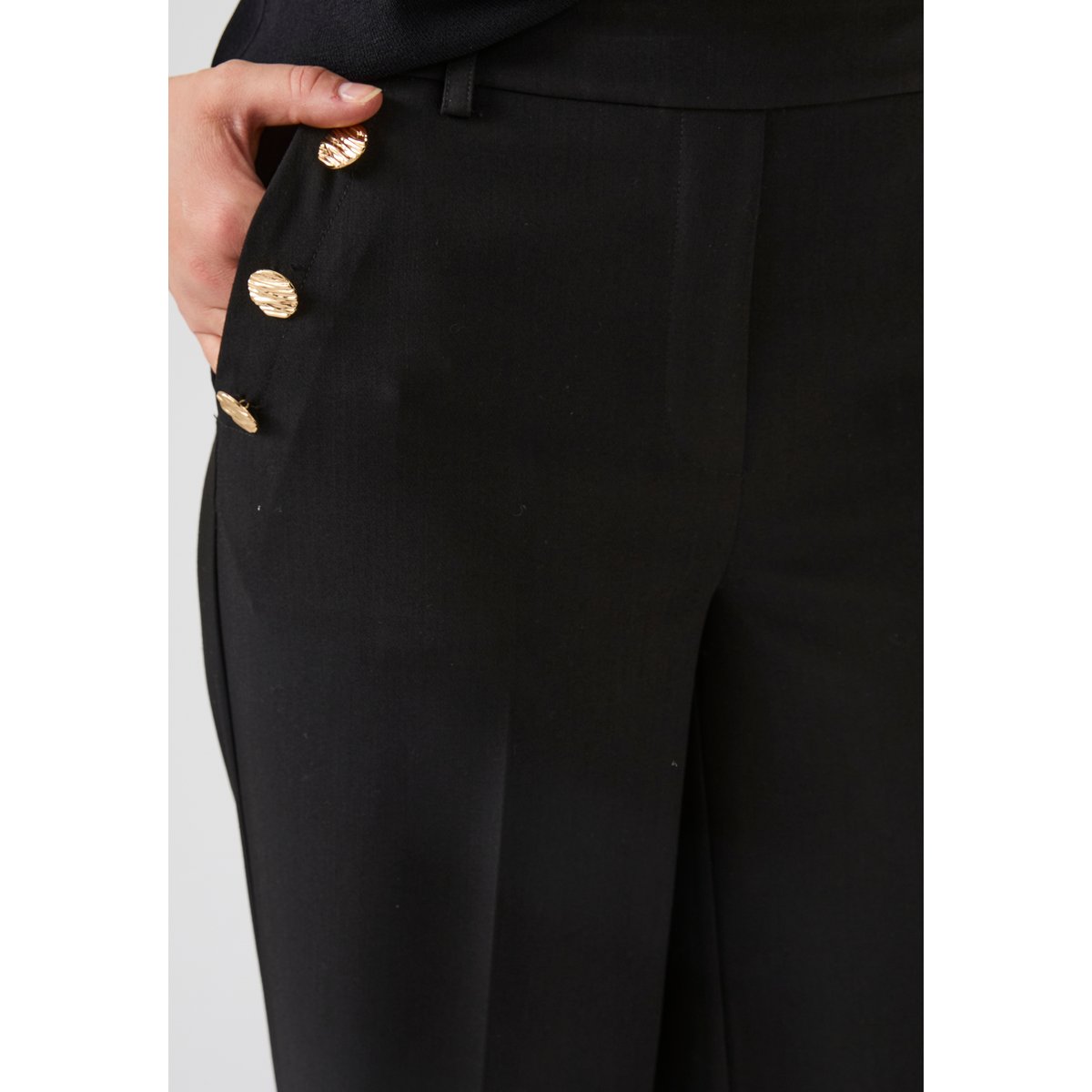Pantalon large effet pont noir, DAMART