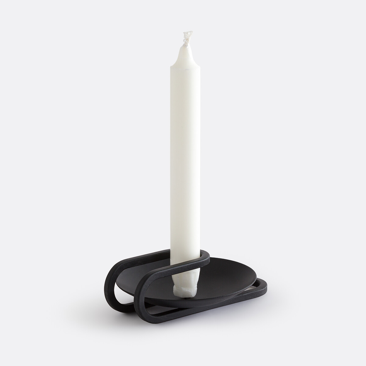 Candrale Iron Candleholder Height 4cm black, LA REDOUTE INTERIEURS