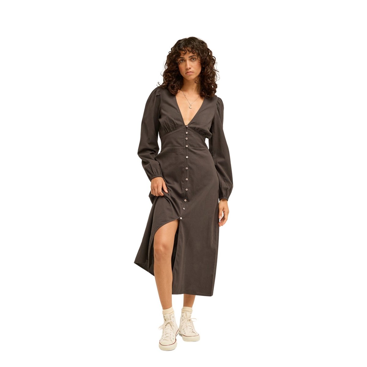 Robe en coton COOL NIGHT noir black sands, BILLABONG