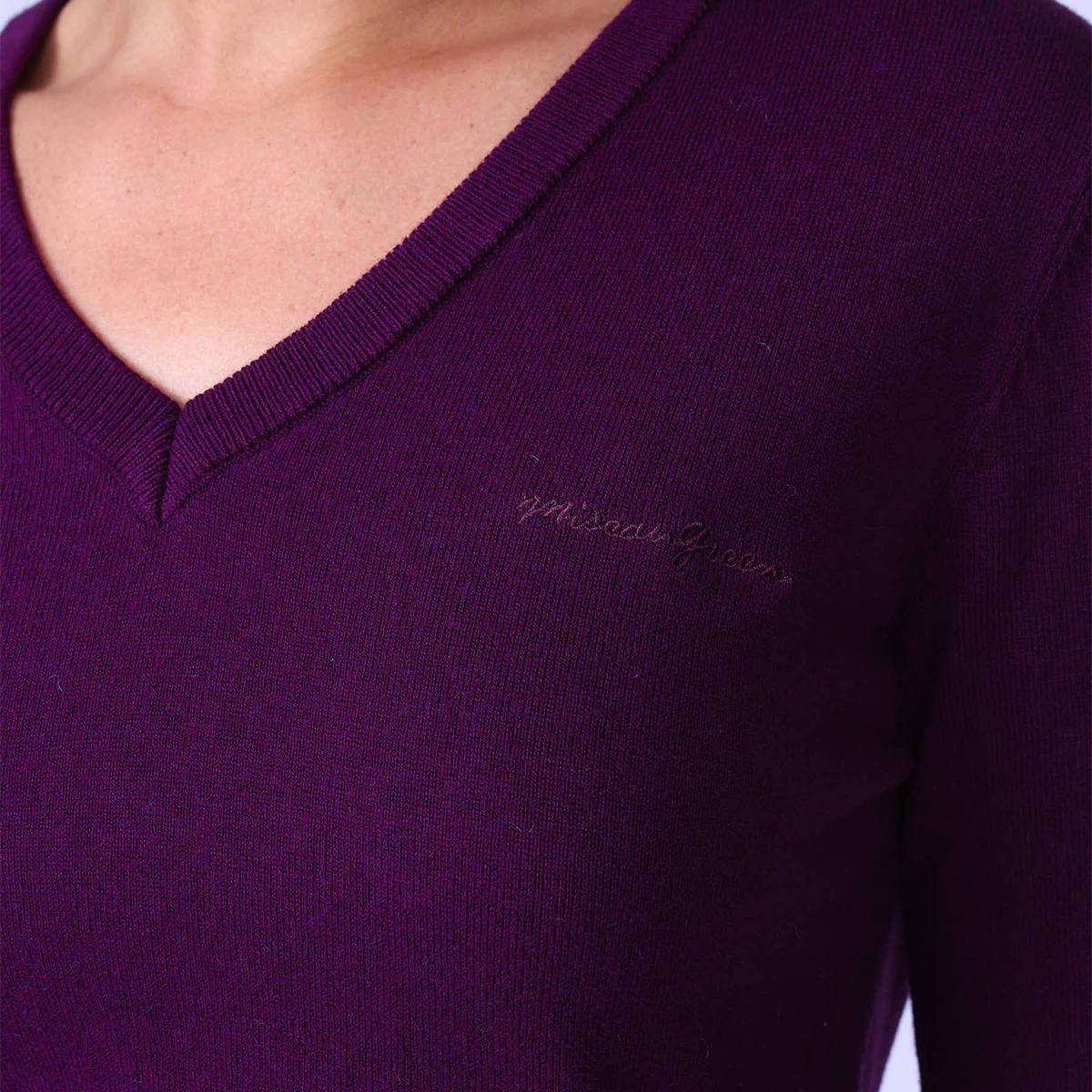Pull Halexa violet, MISE AU GREEN