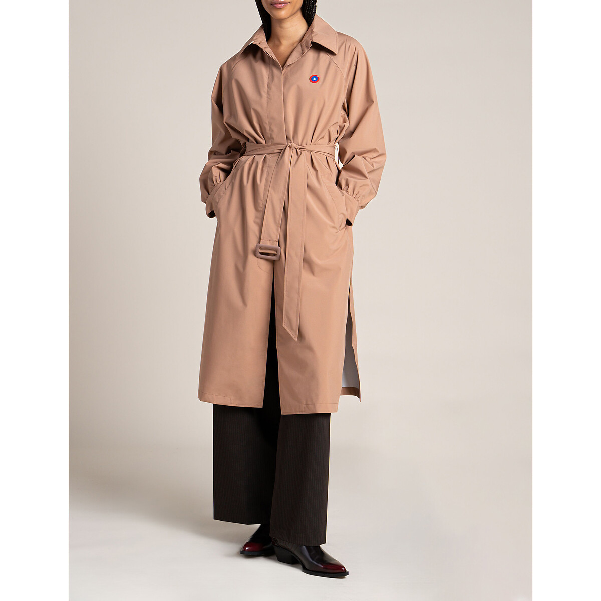 Trench imperméable ceinturé, unisexe, MADELEINE cannelle, FLOTTE
