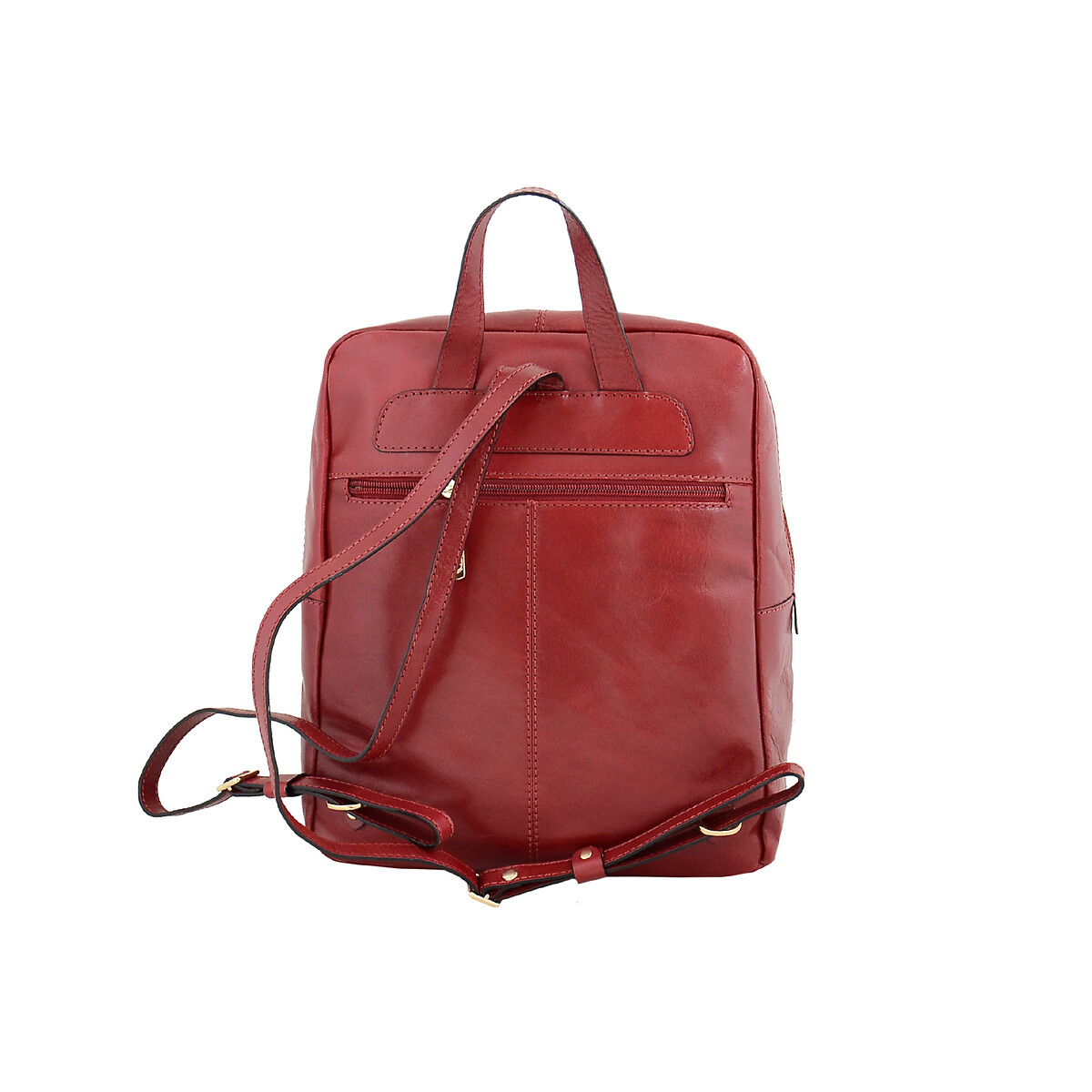 Mochila em pele Arizona 184, MARTA PONTI vermelho, MARTA PONTI