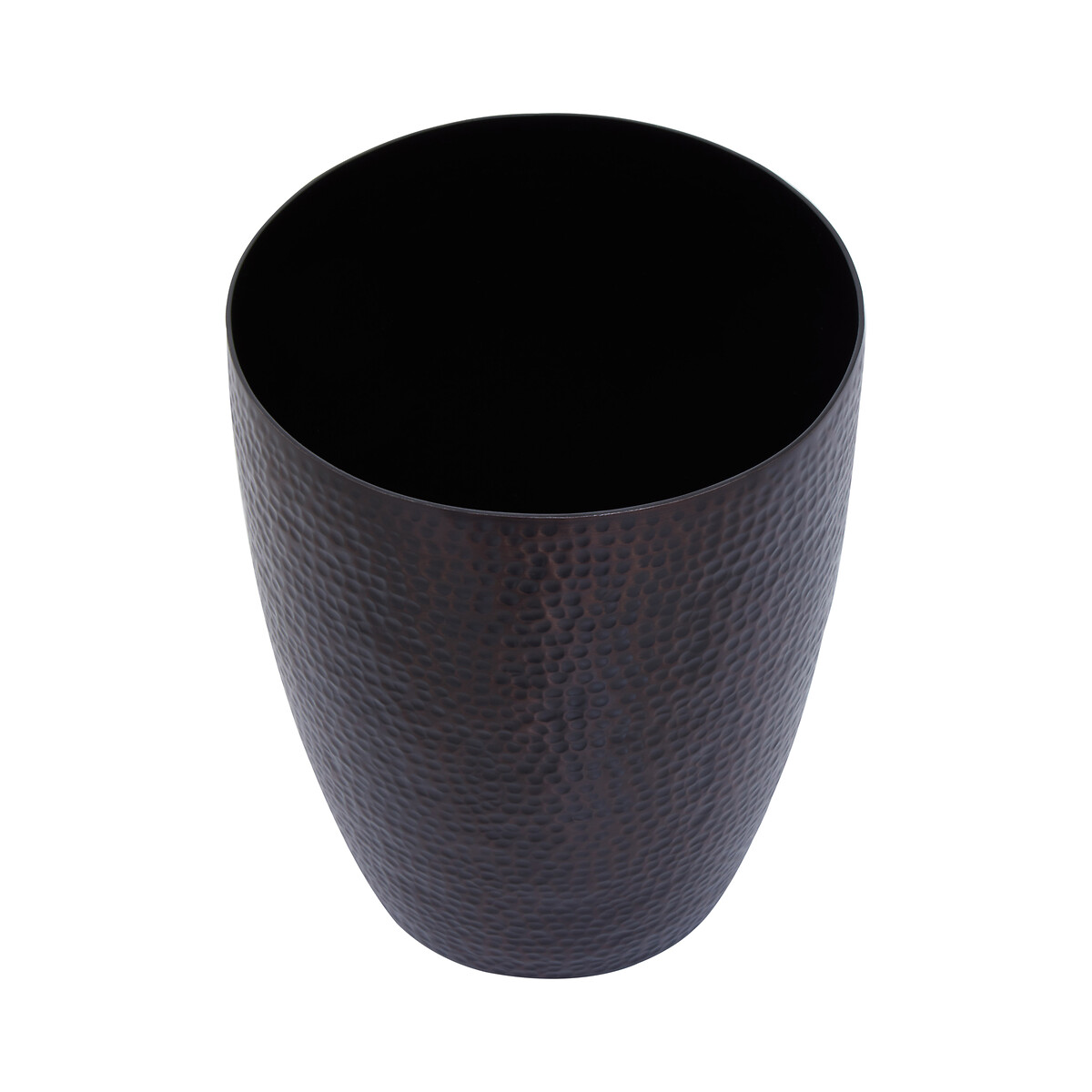 Hammered Effect Waste Bin bronze, FIFTY FIVE SOUTH