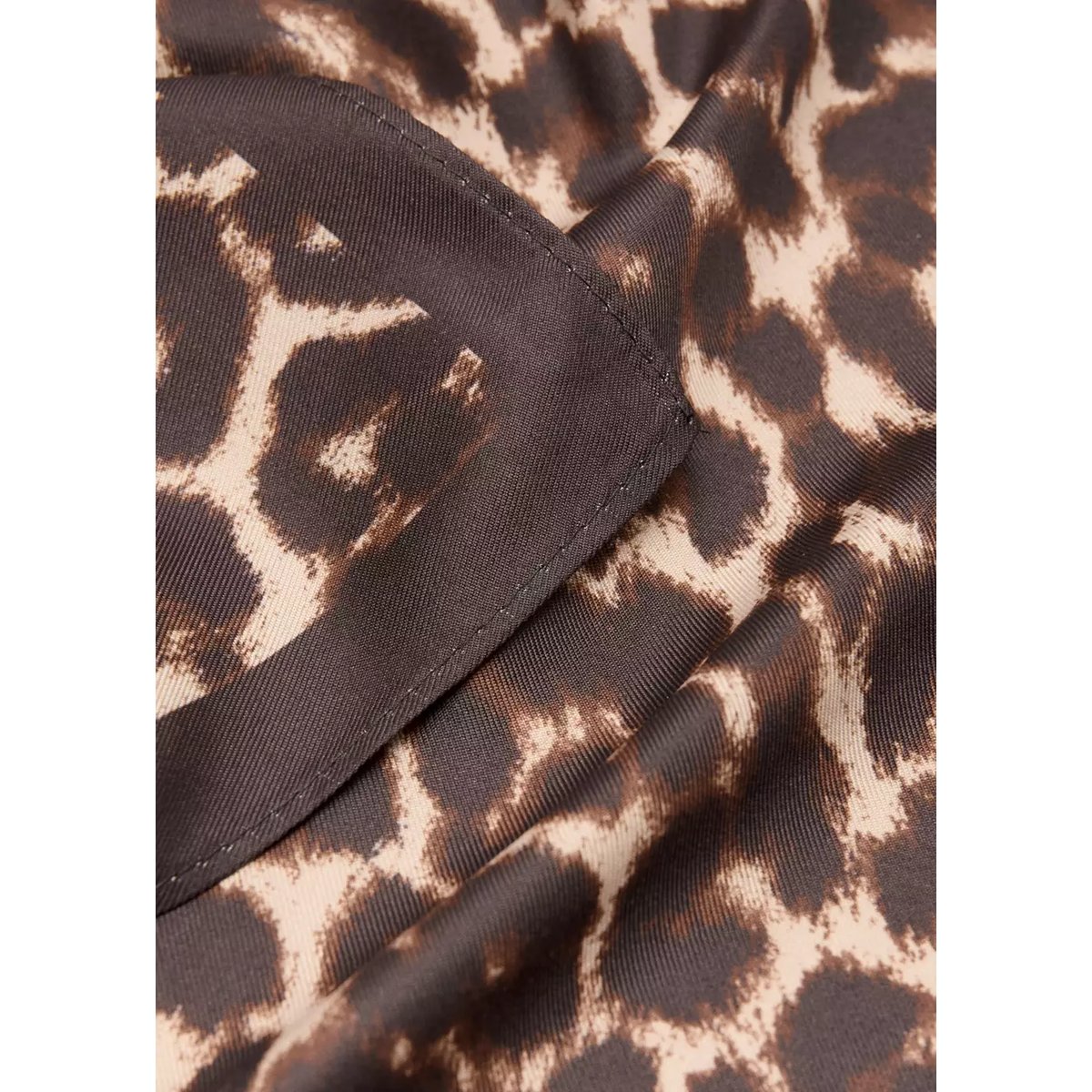 Foulard animal print marron, MANGO