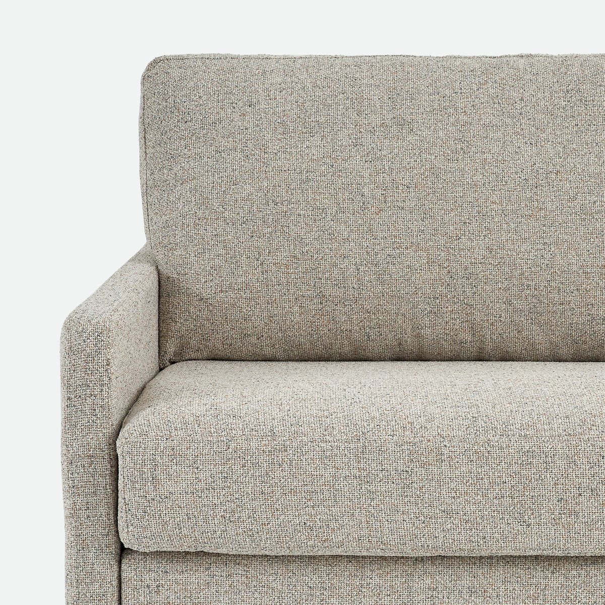 Canapé convertible, 2, 3 ou 4 places, Premium HR, tissu texturé moucheté, MARTA ecru/bleu, LA REDOUTE INTERIEURS