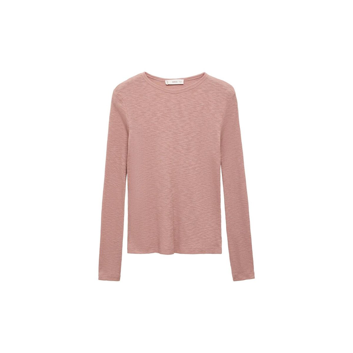 T-shirt maille manches longues rose pâle, MANGO TEEN
