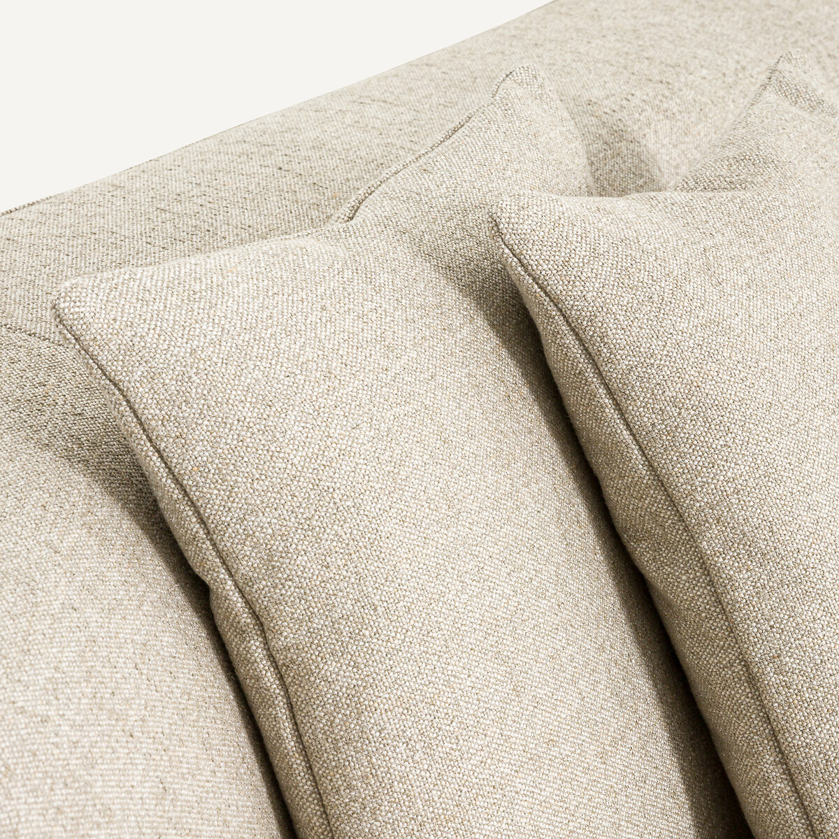 Angle gauche ouvert texturé viscose lin, Jacopo naturel, AM.PM