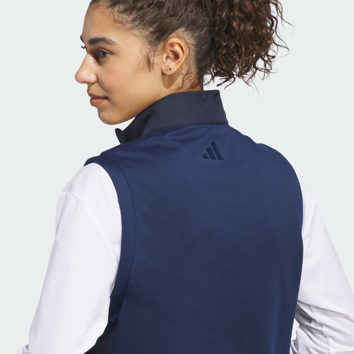 Veste Sans Manches Ample Demi-Zip Climawarm Beyond The Course Veste Sans Manches Ample Demi-Zip Climawarm Beyond The Course collegiate navy, adidas Performance