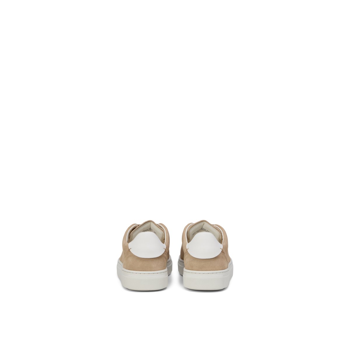 Baskets à semelles cuvette modèle Alfa en cuir nappa lisse marron, MARC O'POLO