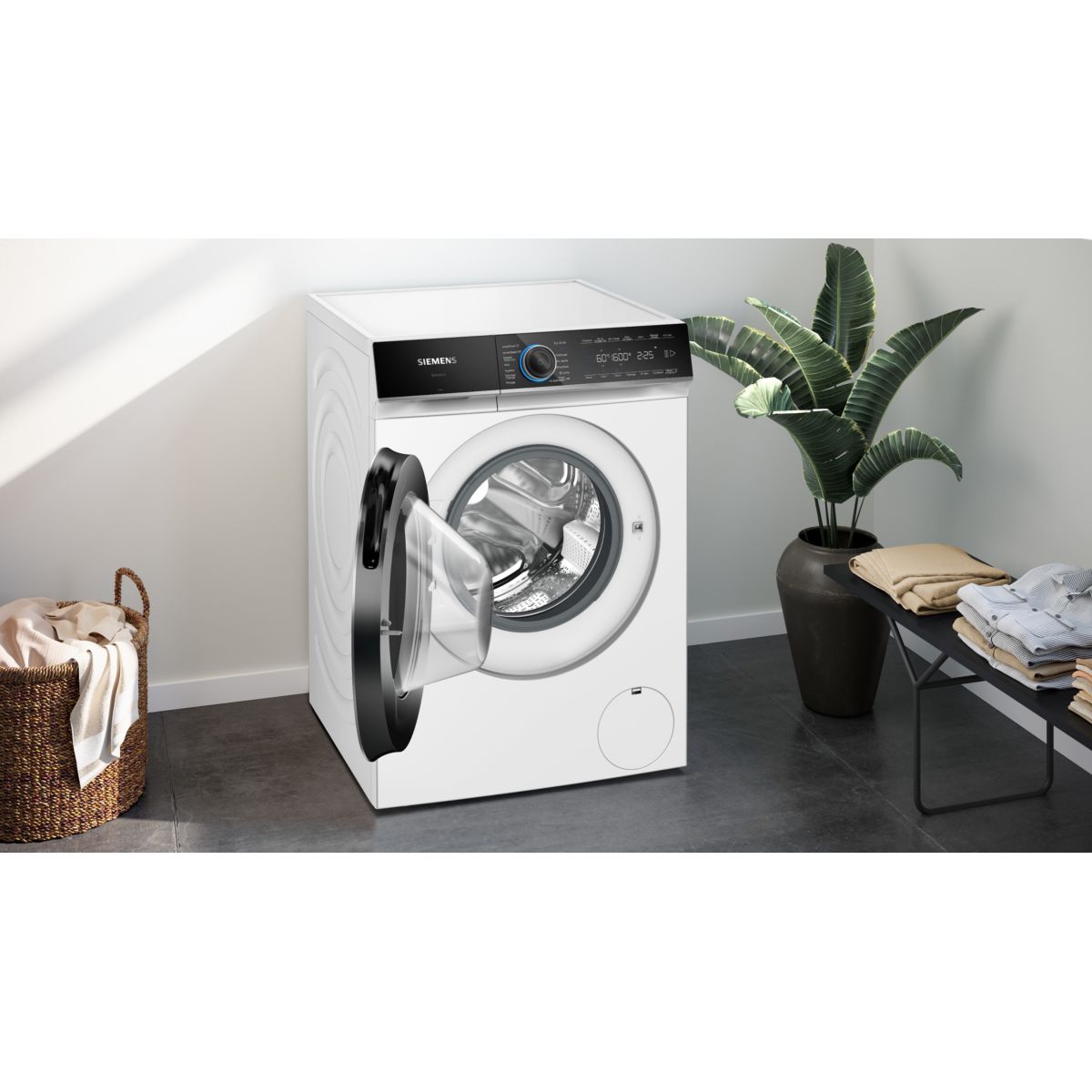 Lave linge hublot WG66B2ABFR couleur unique, SIEMENS