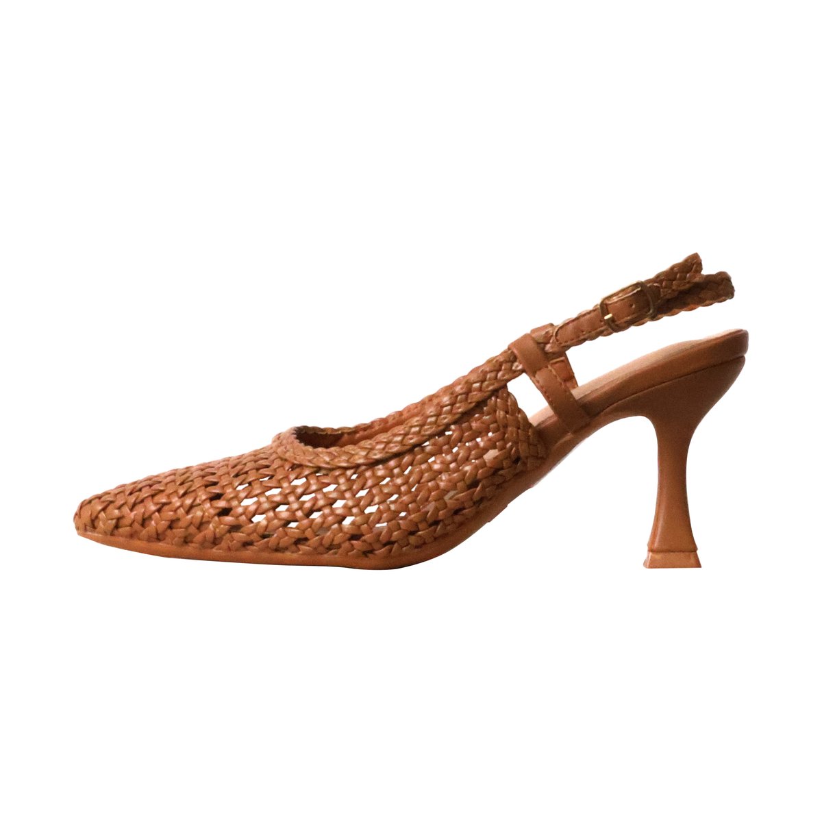 Escarpin à Talon camel, ENZA NUCCI