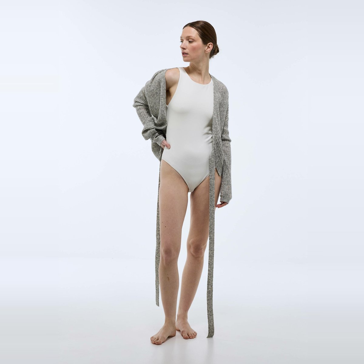 Body encolure américaine GISELE ecru, MONOPRIX