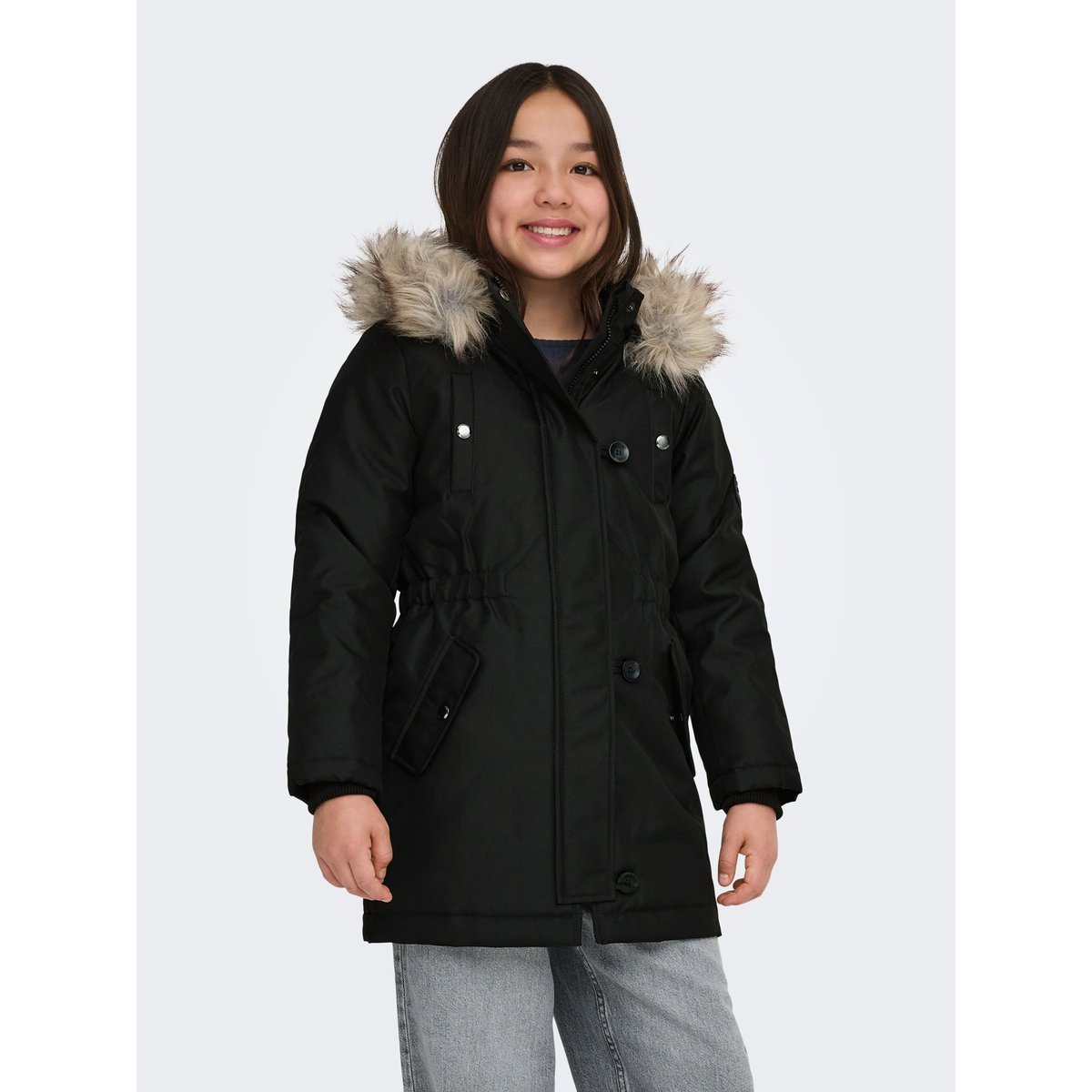 Parka Longue black 1, KIDS ONLY