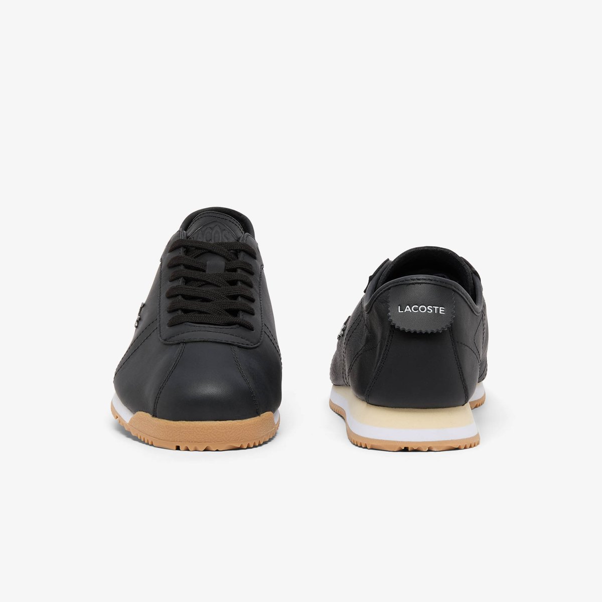 Sneakers Club-Low homme en cuir noir-421, LACOSTE