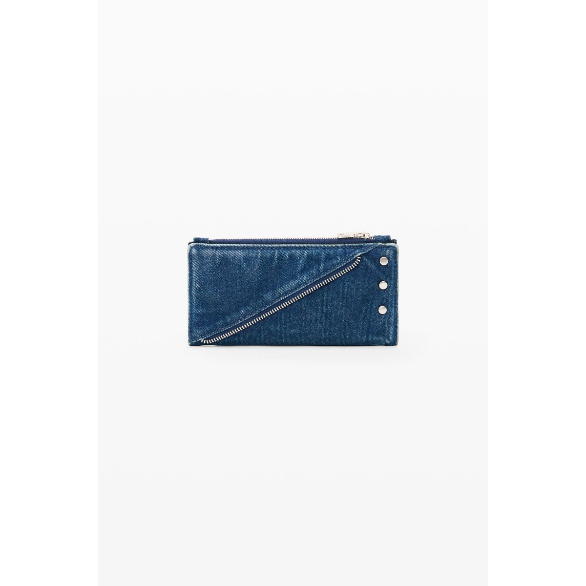 Grand Portefeuille en Denim 100 % Coton bleu clair, DESIGUAL