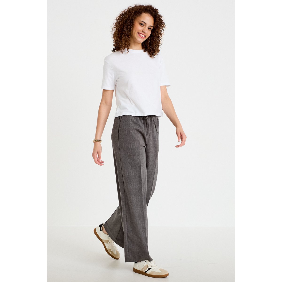 Pantalon bootcut taille standard gris, CACHE CACHE