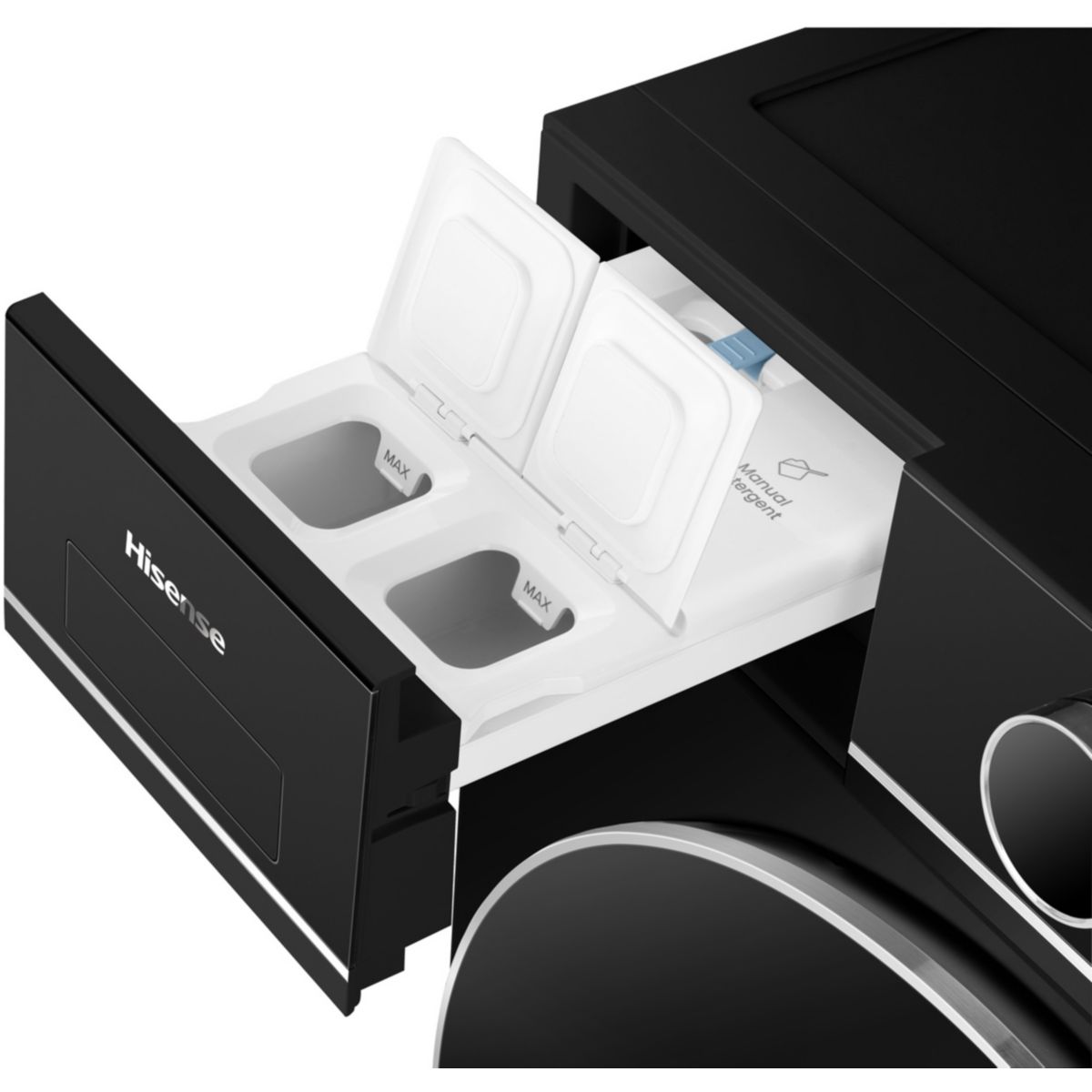 Lave linge hublot WF5i1045BBQ couleur unique, HISENSE
