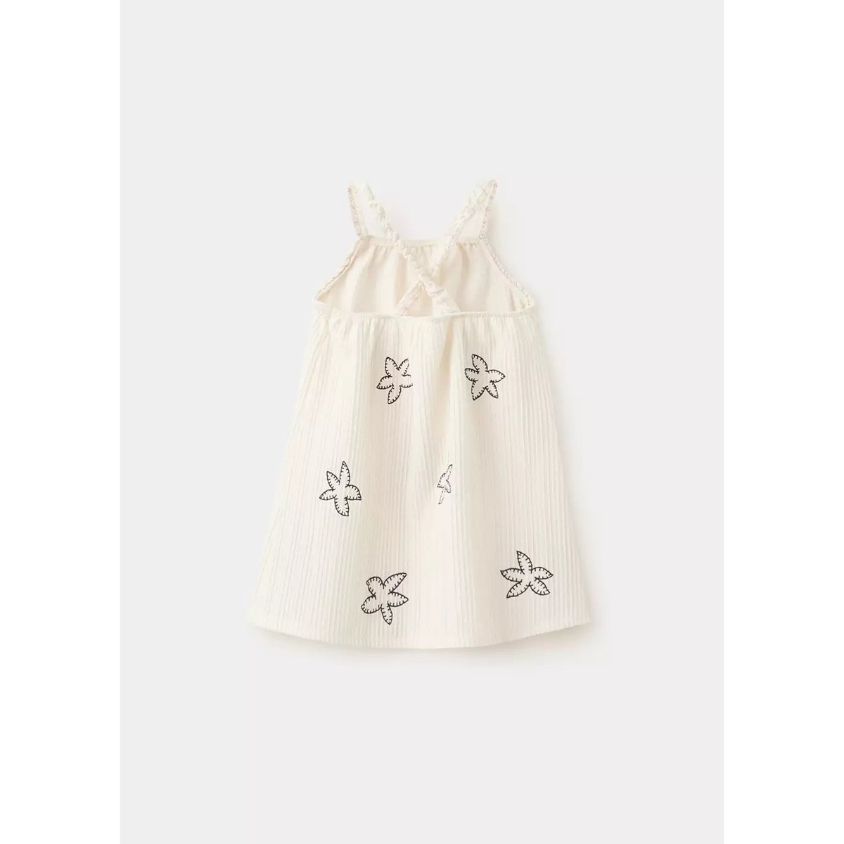 Robe fleurs brodées écru, MANGO BABY