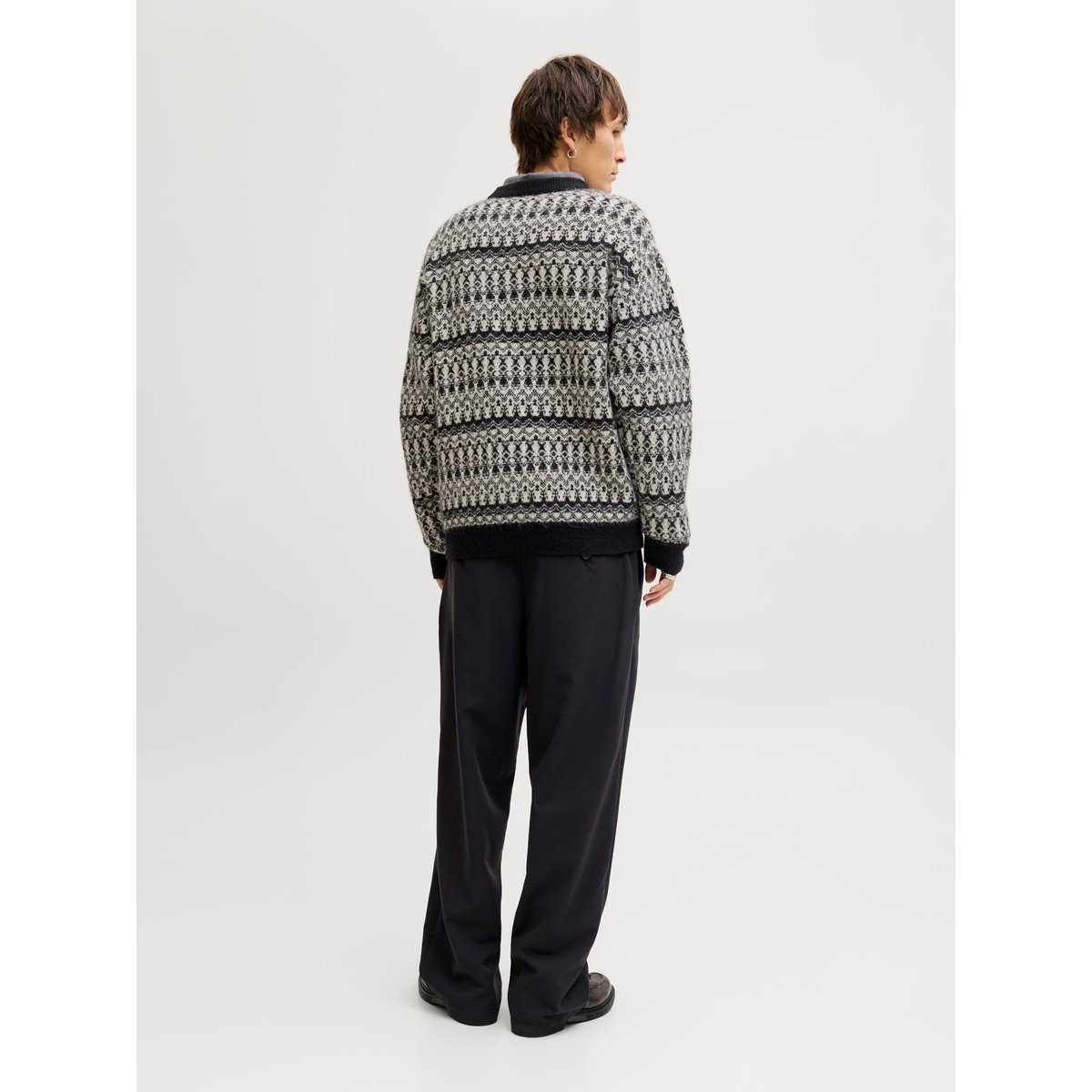 Pull En Maille noire - black, JACK & JONES