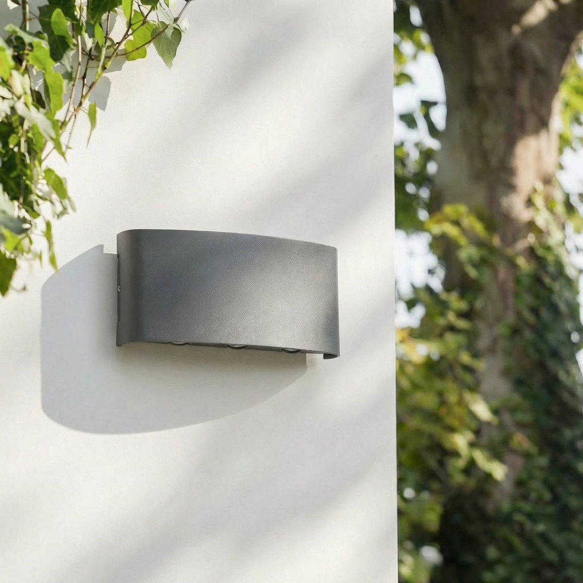Applique extérieure en aluminium moderneLED anthracite, LINDBY
