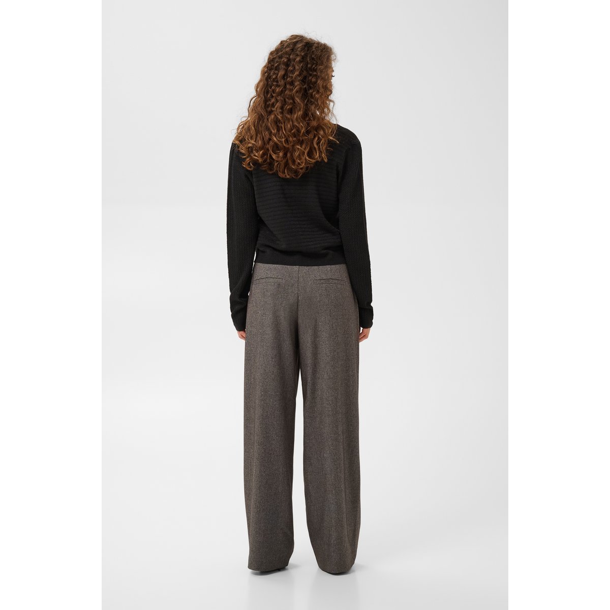 Cardigan manches longues noir meteorite, CULTURE