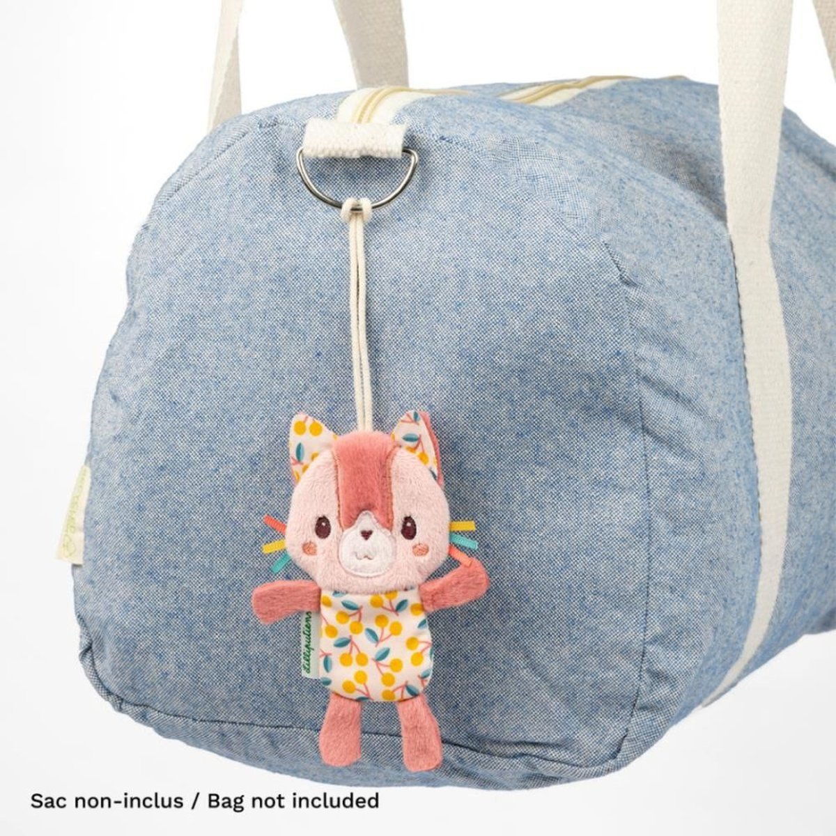Etiquette bagage Jeanne le chat couleur unique, LILLIPUTIENS