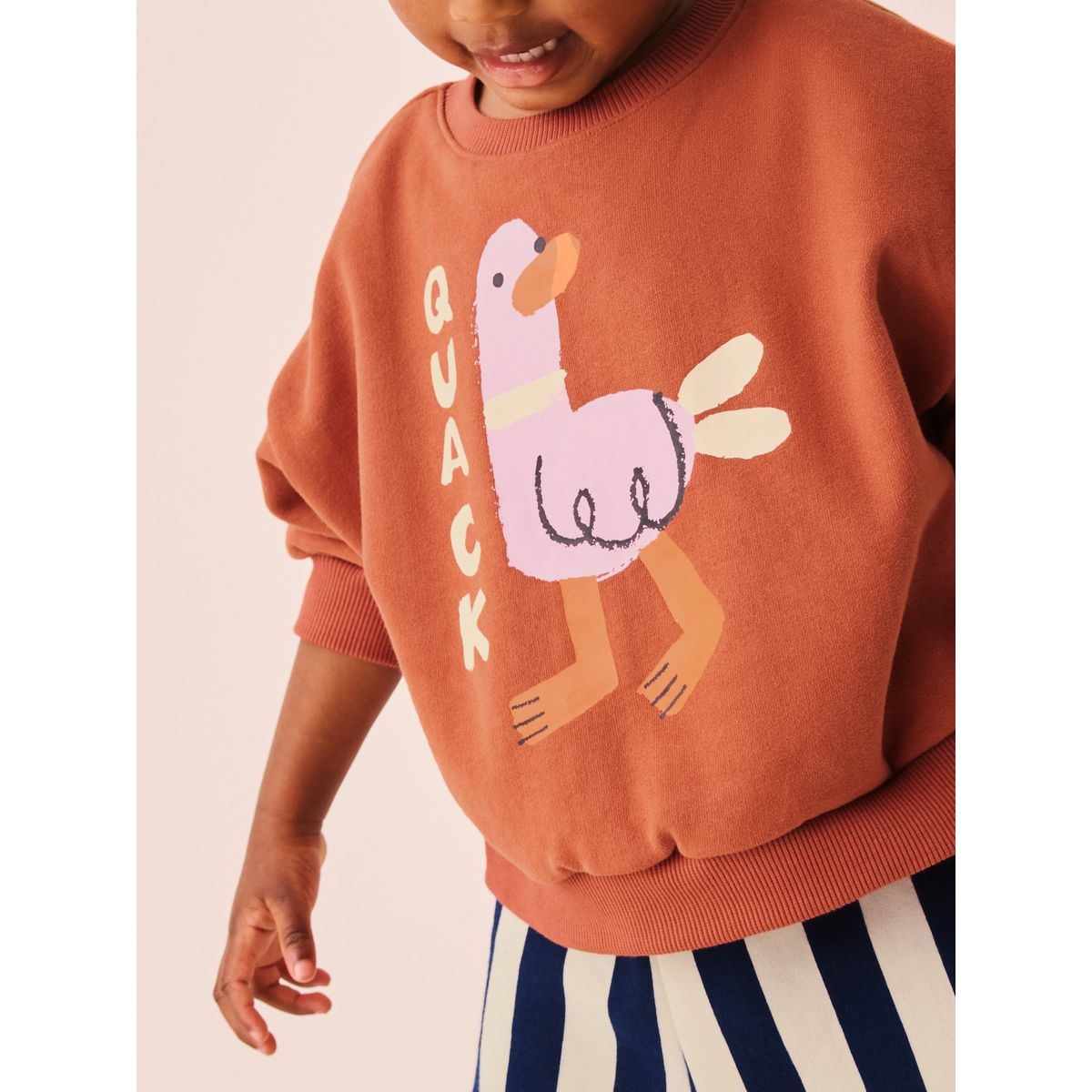 Haut manches longues/pantalon bouffant, 2 p canard rayé marine, NEXT