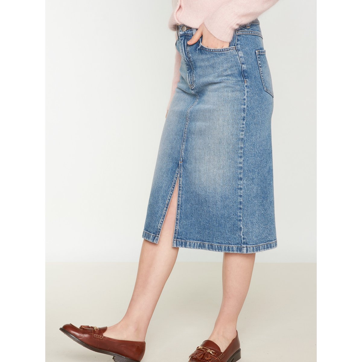JUPE EN JEAN BIRDY stone used, Maison 123