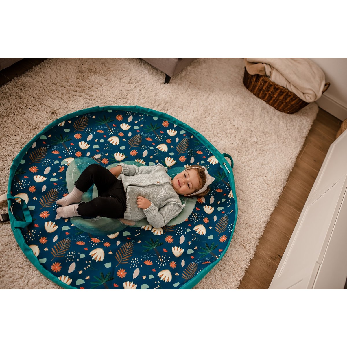 Sac pour tapis de jeu Chewy l'éléphant bleu, SASSI JUNIOR