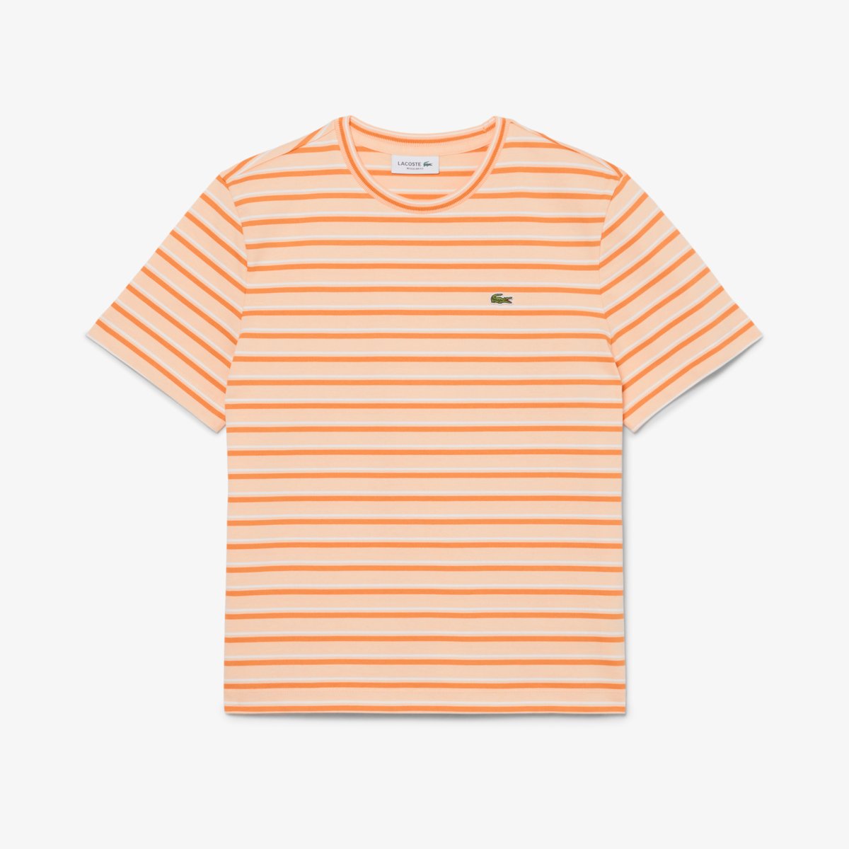 T-shirt jersey rayé rose-4aw, LACOSTE