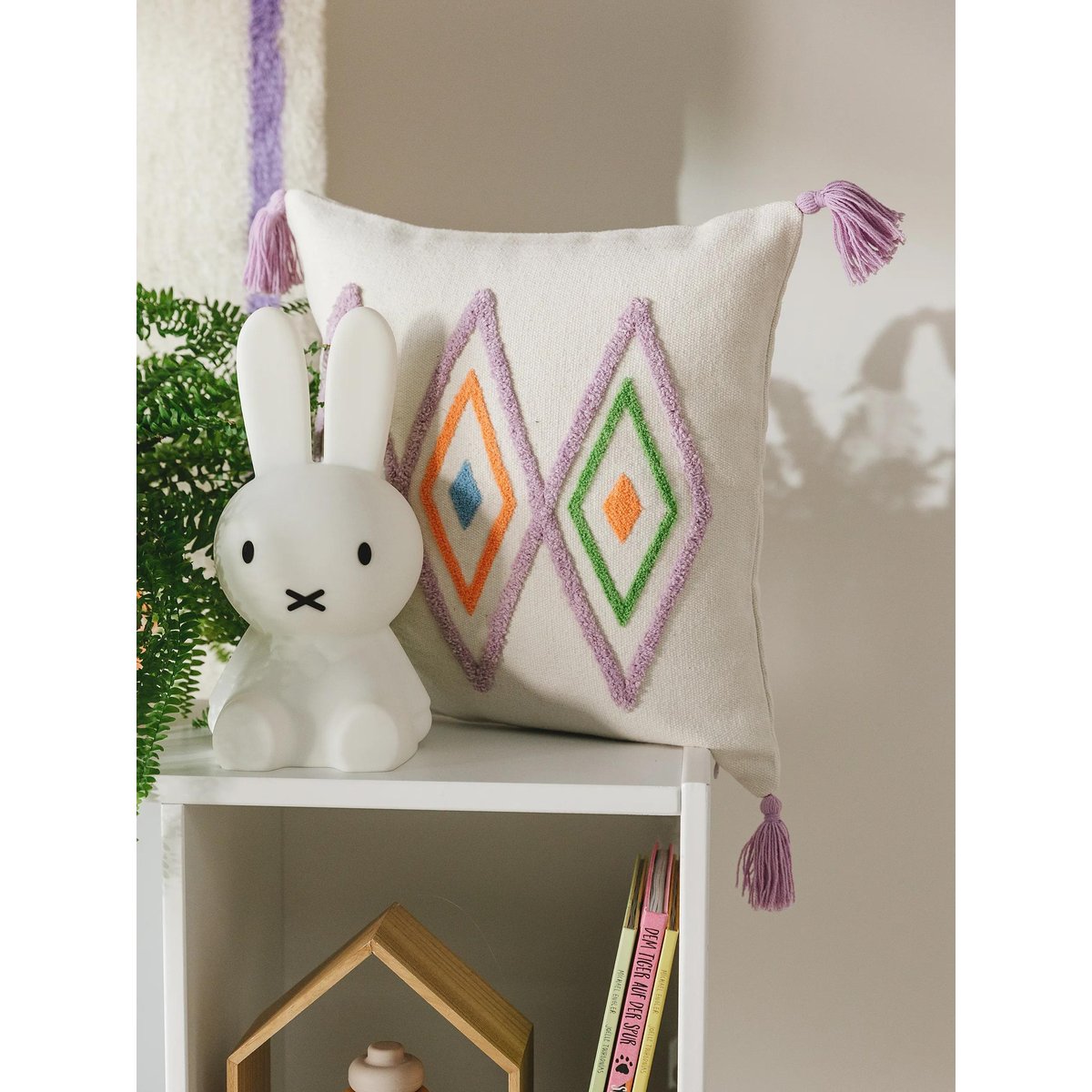 Housse de coussin fait main MALIKA multicouleur, BENUTA