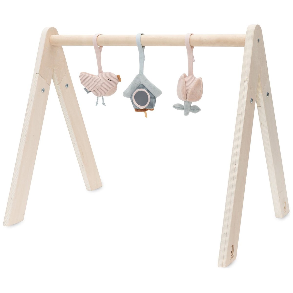 Lot de 3 jouets pour arche d'éveil rose, bleu, JOLLEIN