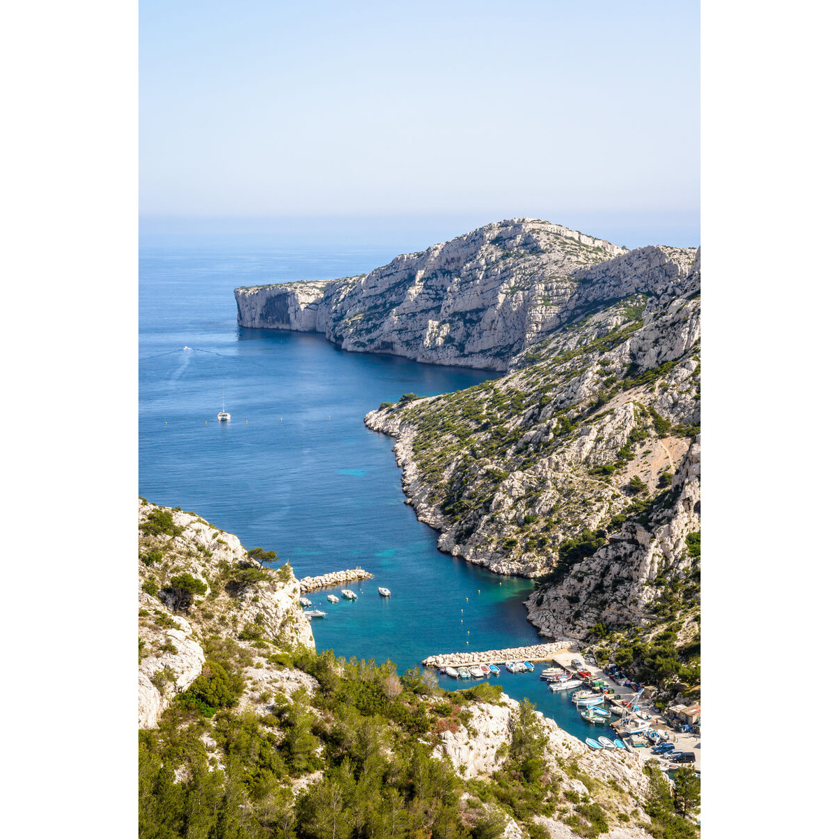 Tableau Mural Calanque De Morgiou Vue De Haut MER tableaux sur toile-multicolore, CEANOTHE
