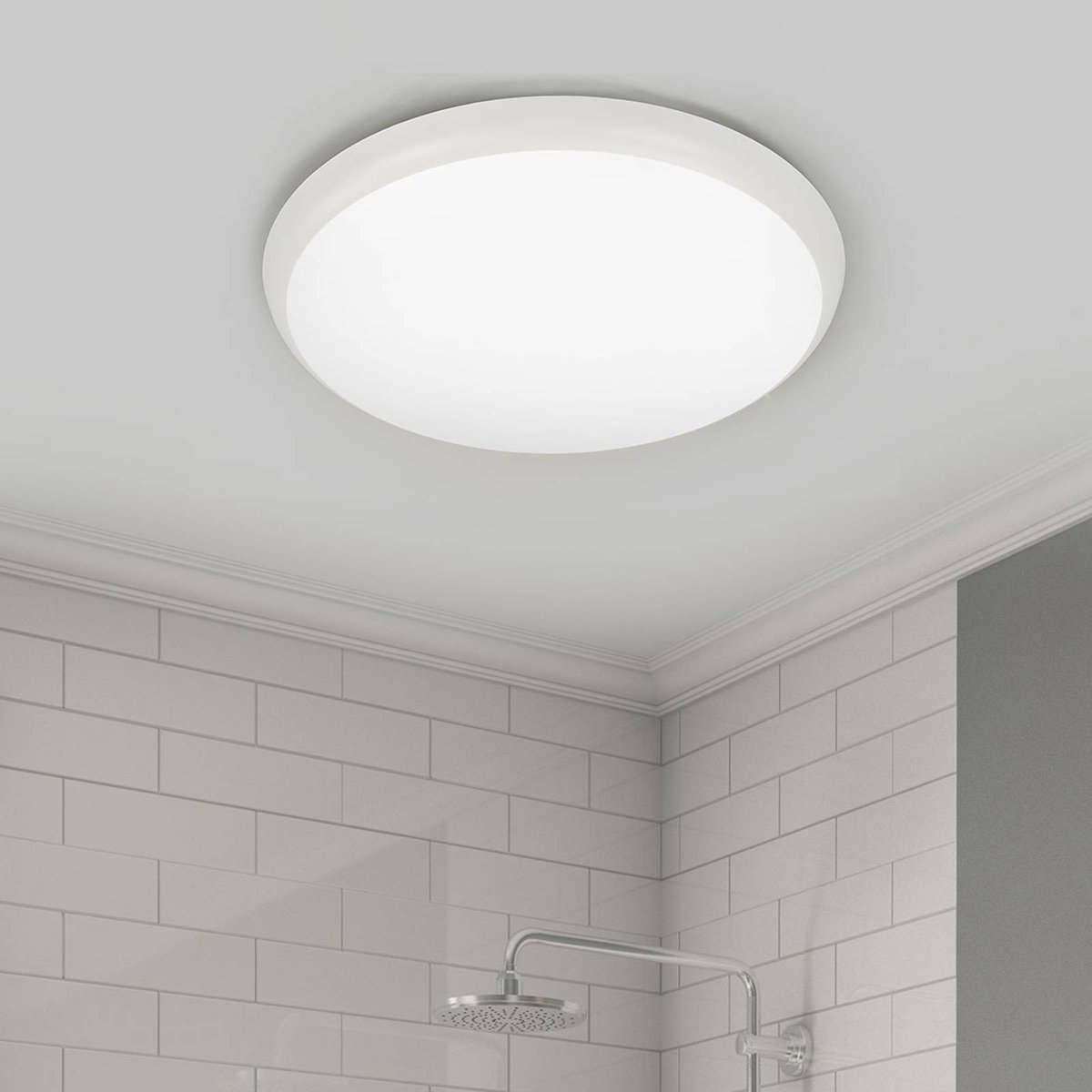 Plafonnier moderneLED, Augustin blanc, ARCCHIO