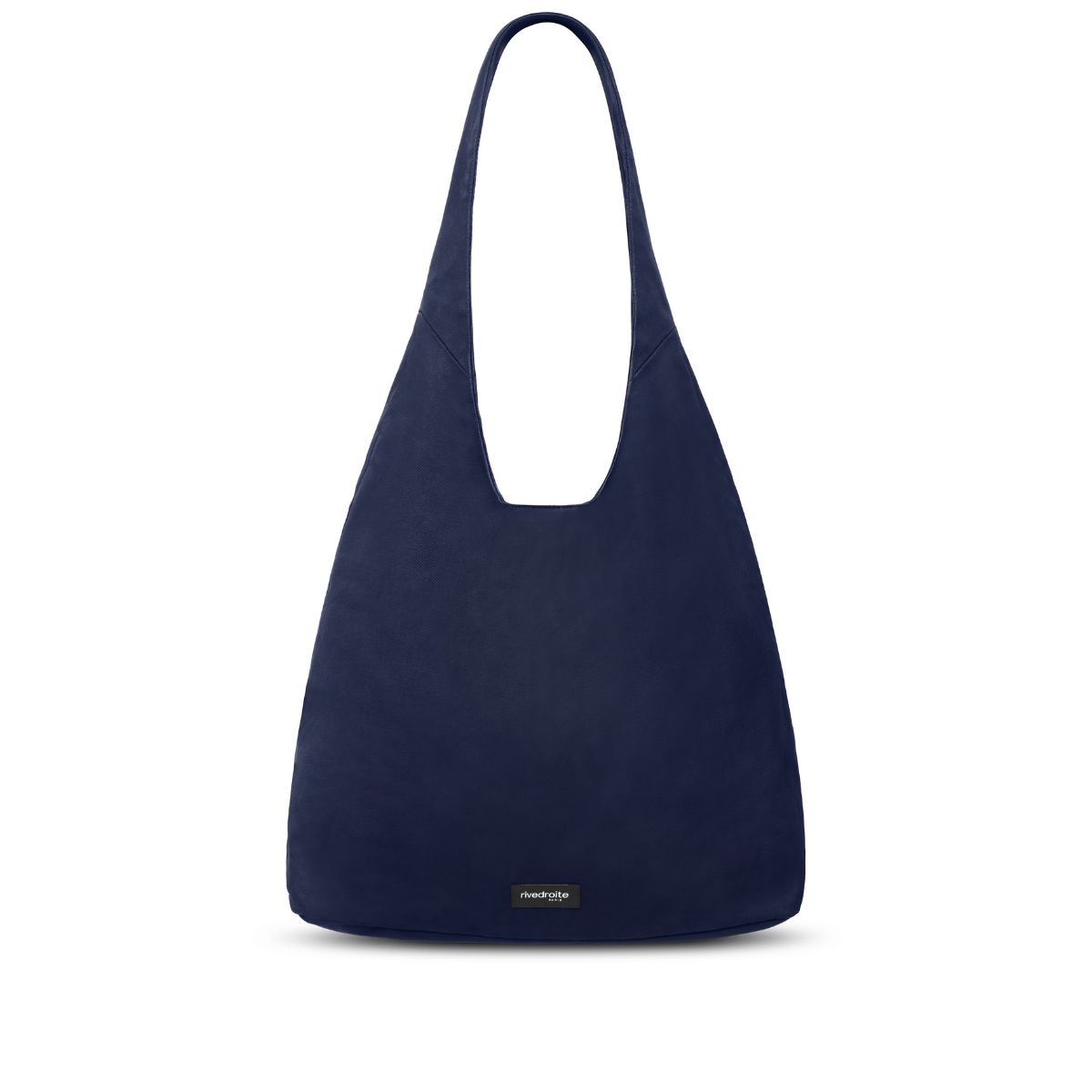 Sac seau en coton enduit RICHELIEU bleu enduit, RIVEDROITE