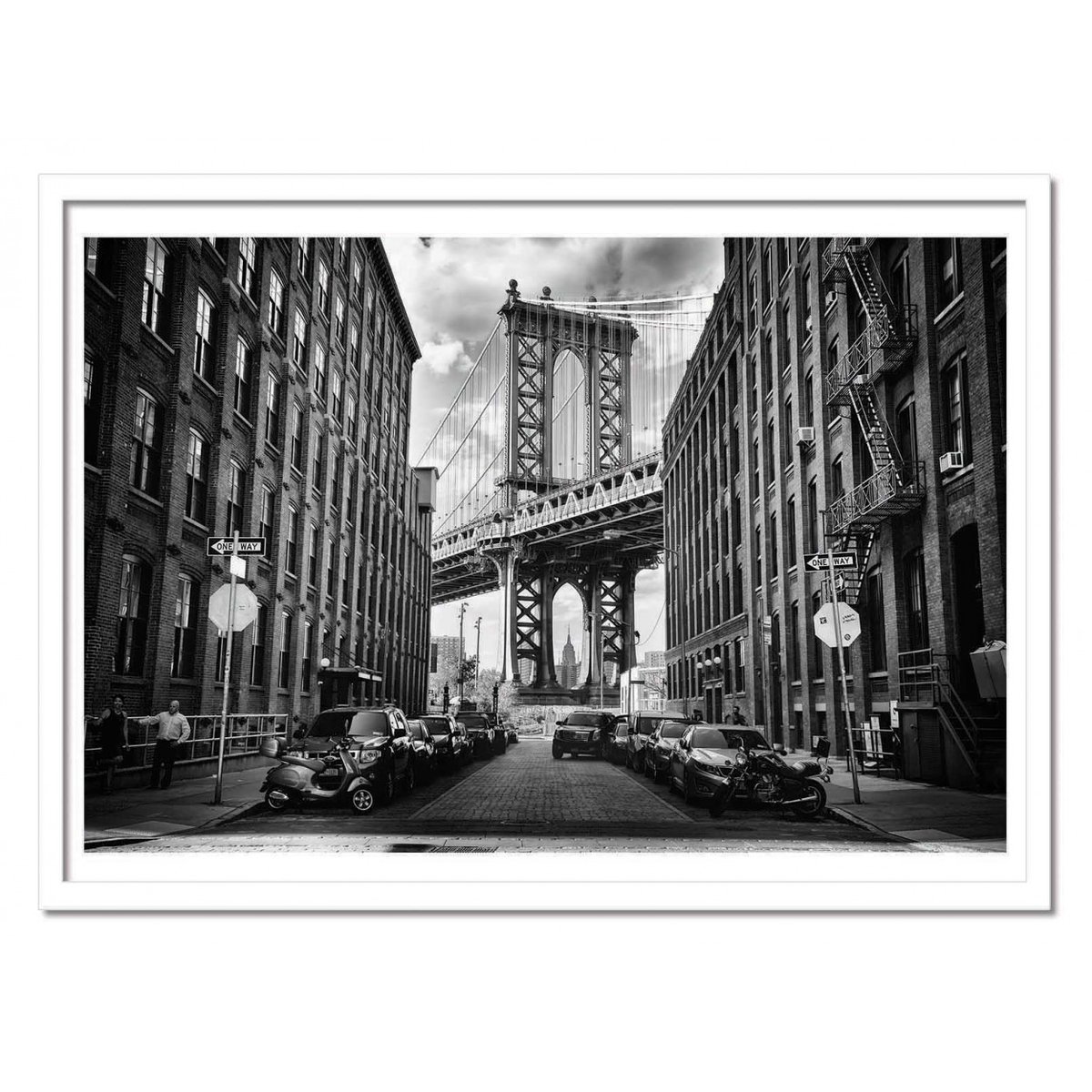 Affiche d’art et cadre noir 50 x 70 cm - In America - Lidia Vanhamme affiche d'art, WALL EDITIONS