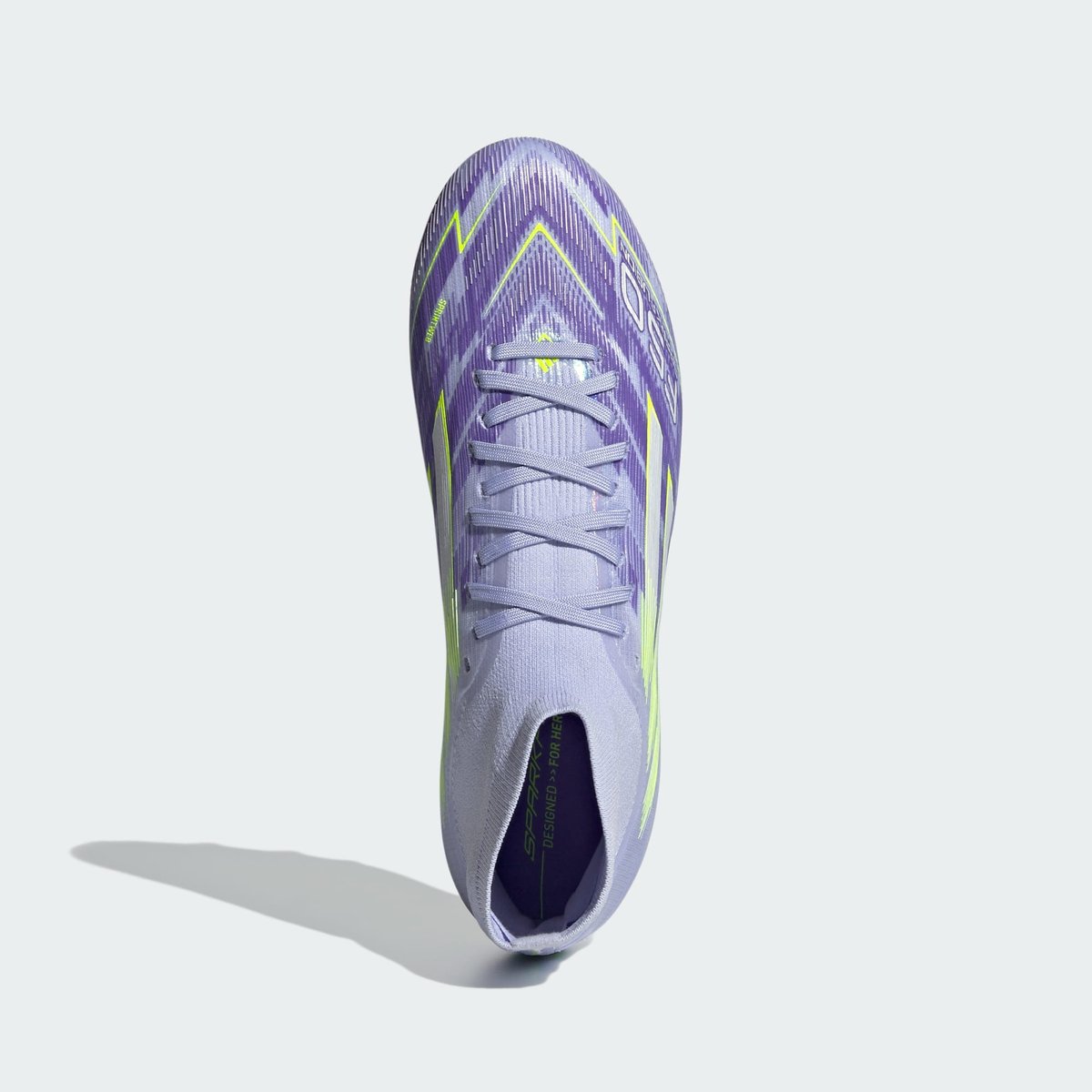 Chaussures F50 Sparkfusion Pro Terrain Souple/Synthétique violet tone / lucid lemon / purple rush, adidas Performance