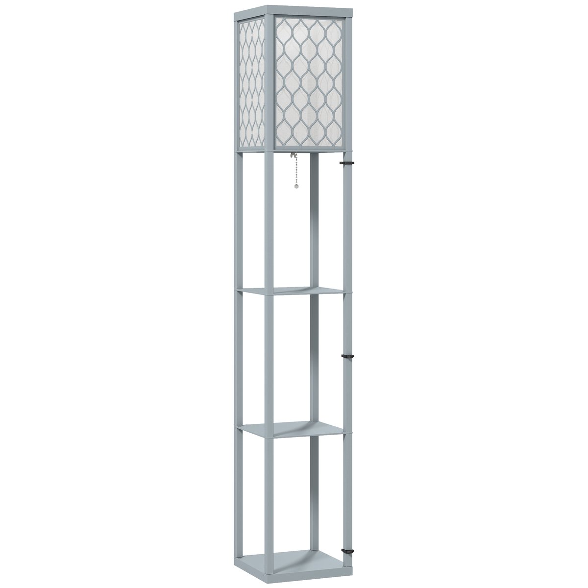 Lampadaire MDF Gris gris, HOMCOM