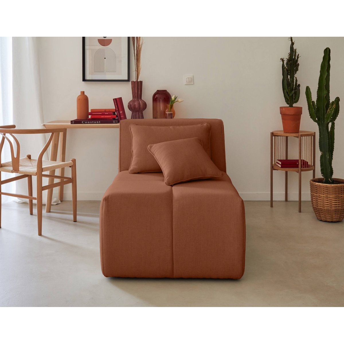 Module d'assise - CARACAS rouille, BEST MOBILIER