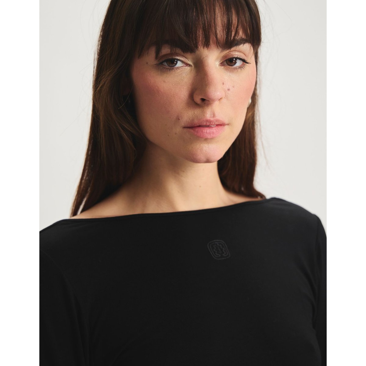 Top Line en viscose noir, INES DE LA FRESSANGE PARIS