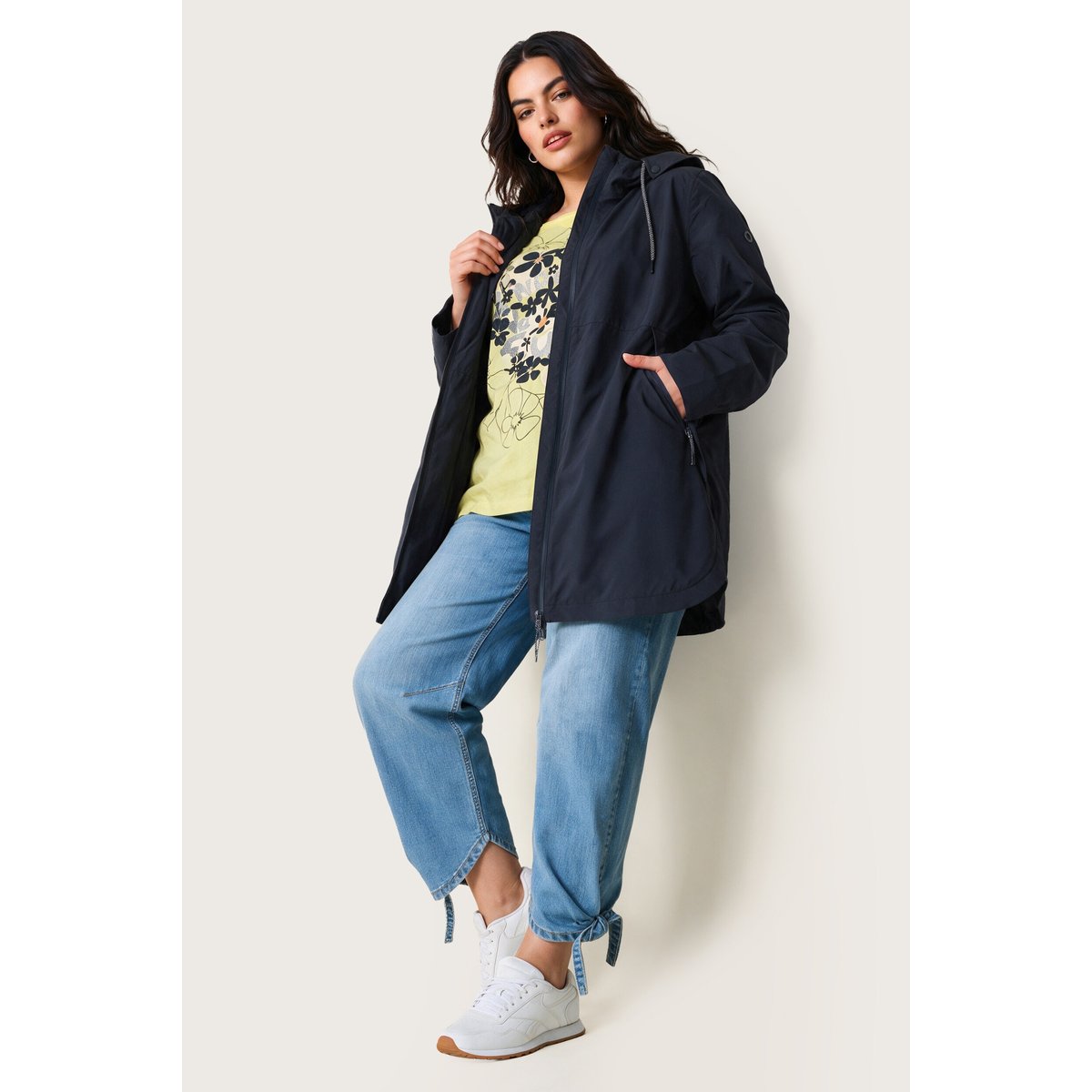 Veste technique HYPRAR à capuche marine, ULLA POPKEN