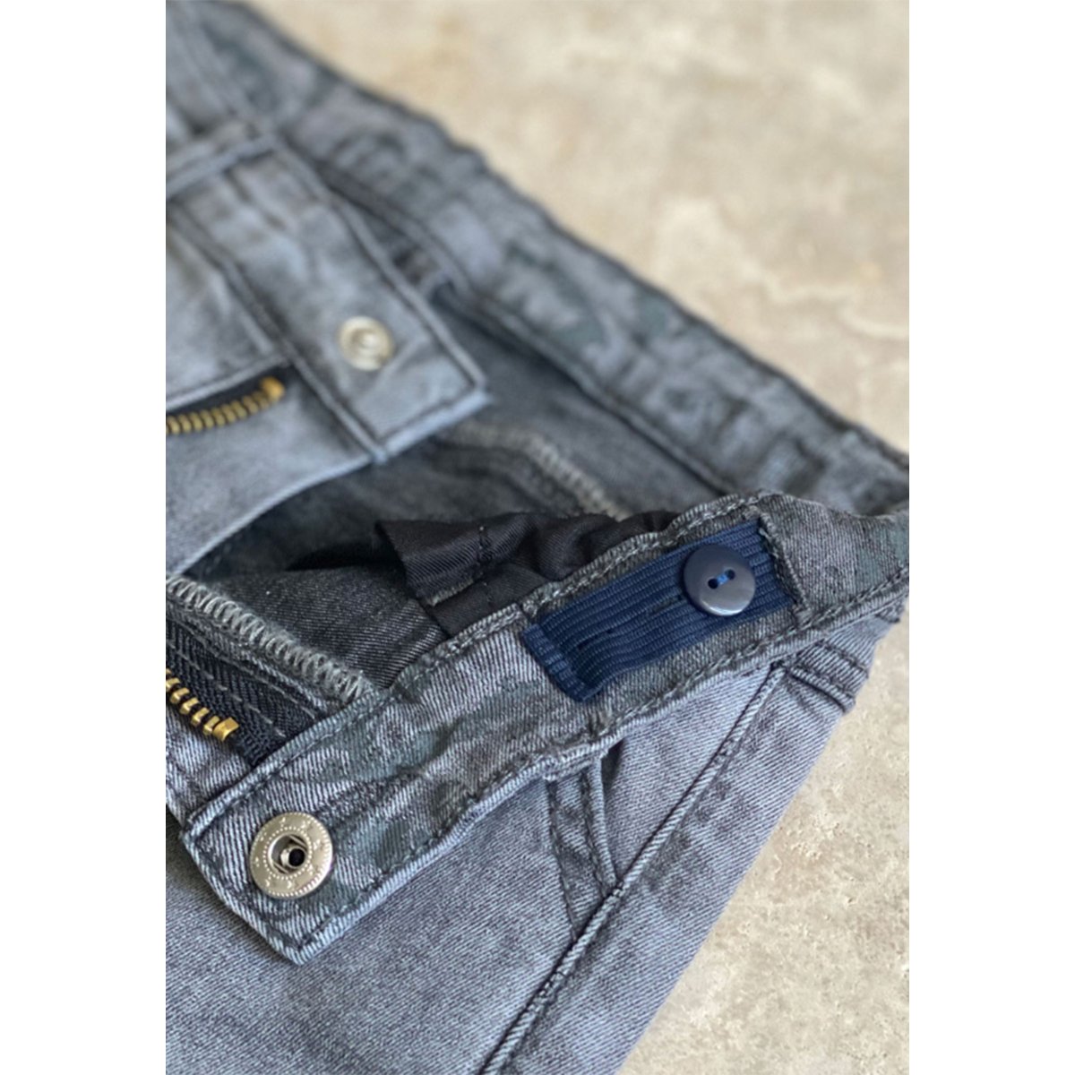 Jean enfant TEHIO gris, PETIT BEGUIN