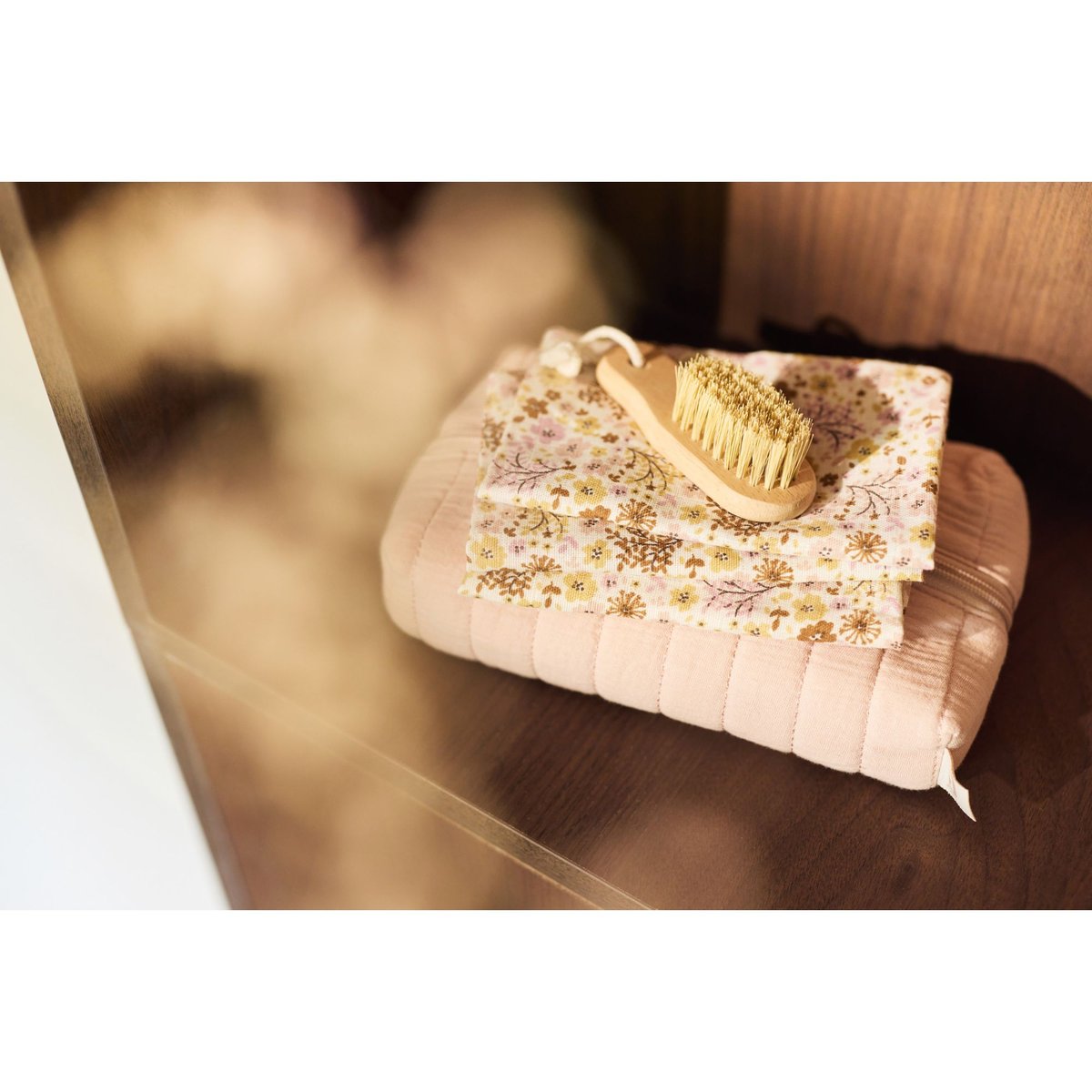 Lot de 3 langes en coton rose, JOLLEIN