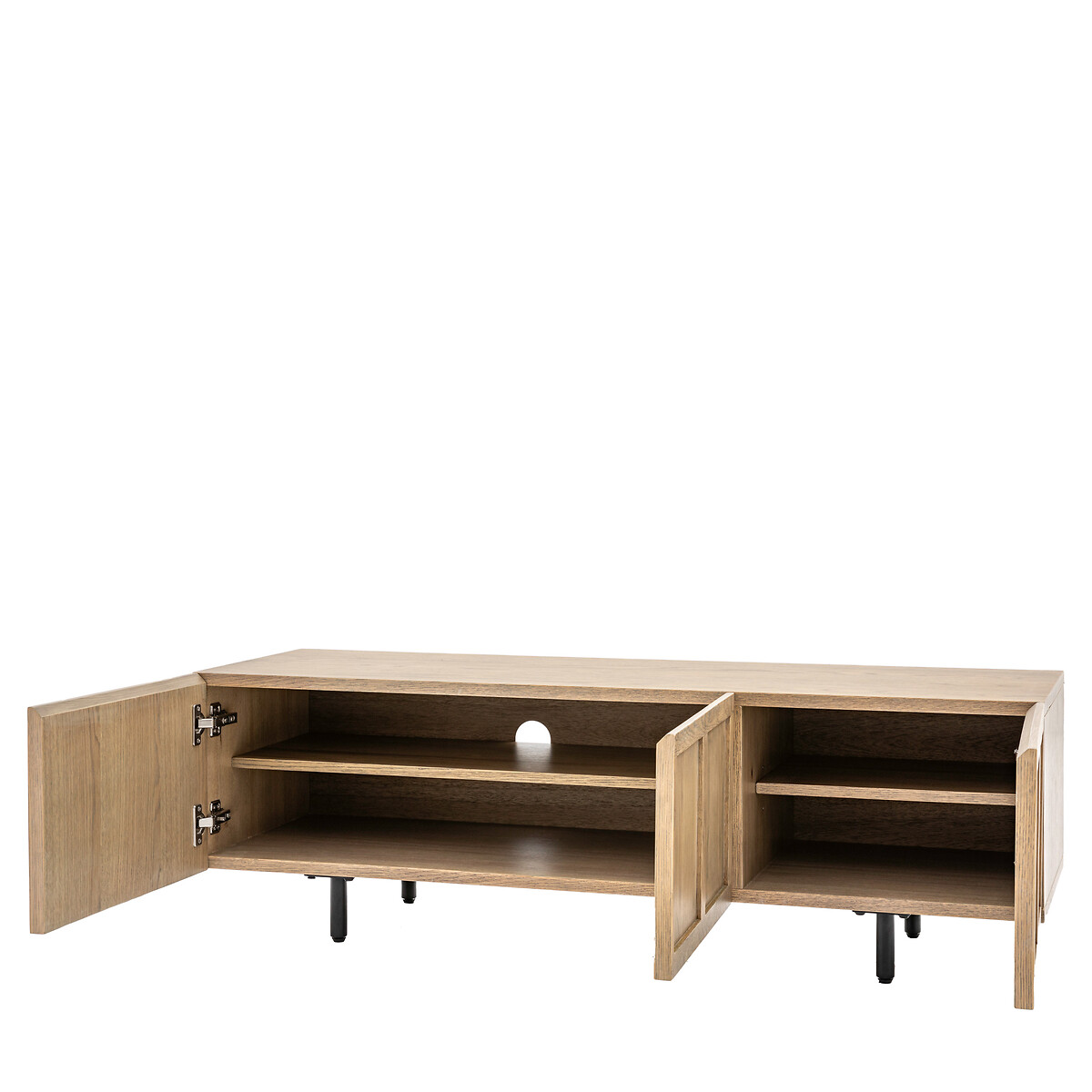 Pasco Panelled Oak TV Unit light wood, ÉDITÉ