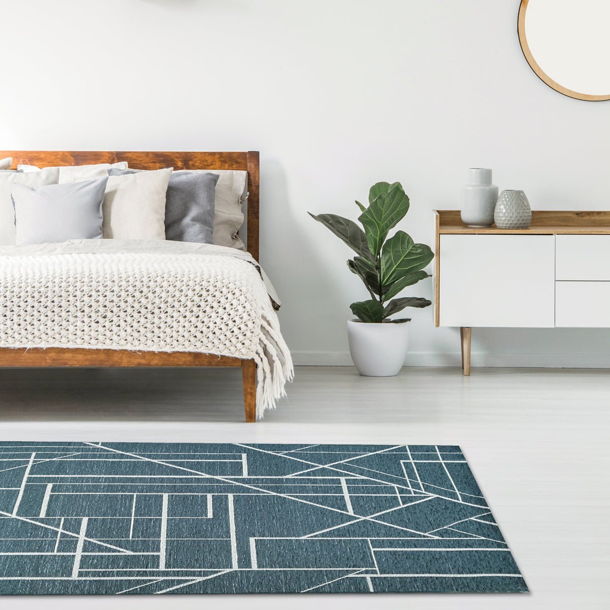 Tapis intérieur extérieur TEMPO vert naturel, AFK LIVING