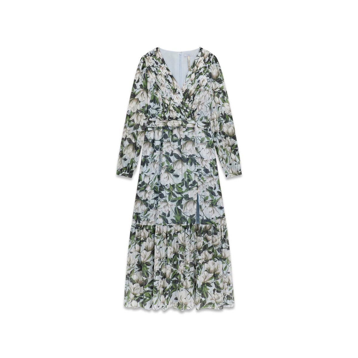 Robe Longue À Fleurs bleu floral, GUESS