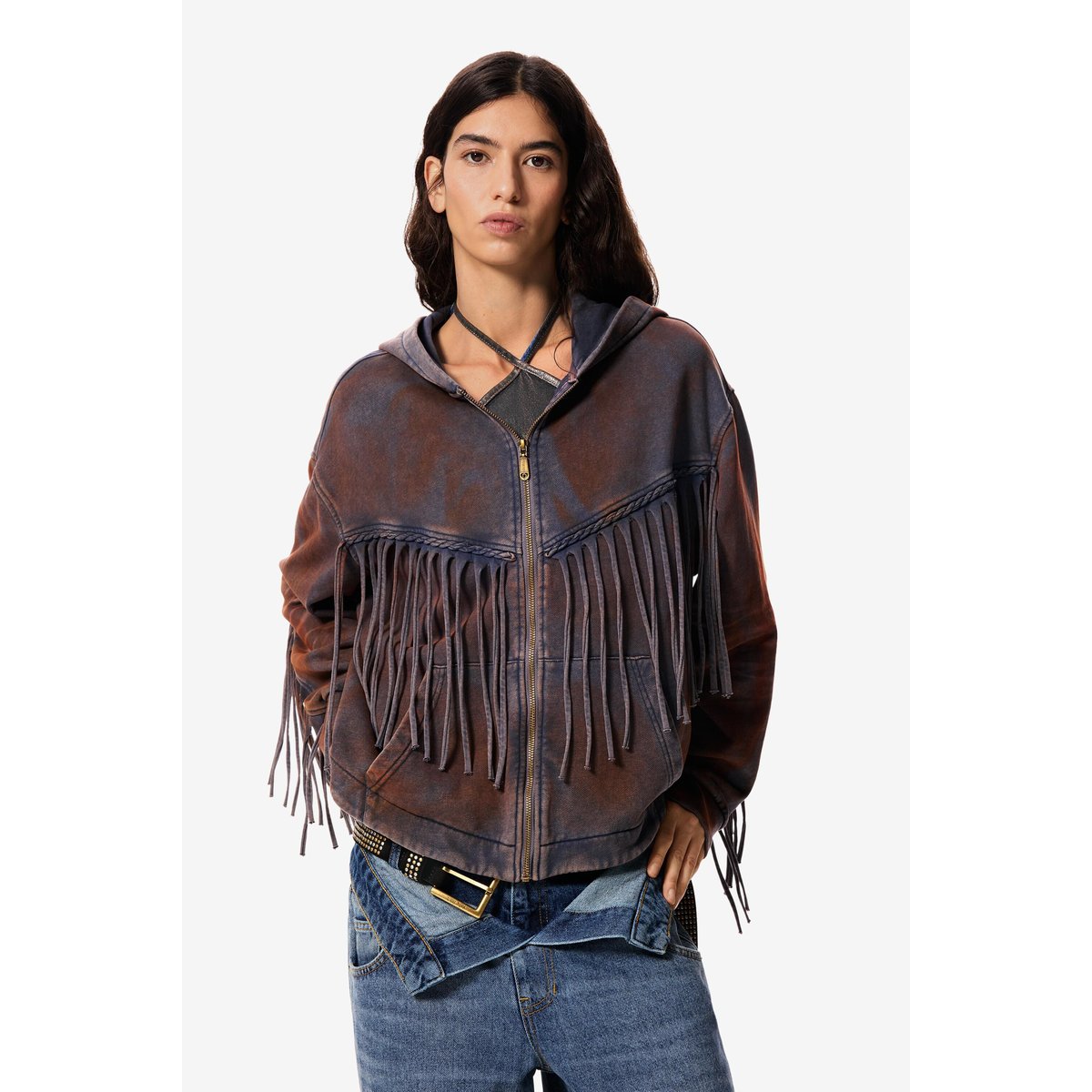 Sweat-shirt oversize Masha Popova bleu, DESIGUAL
