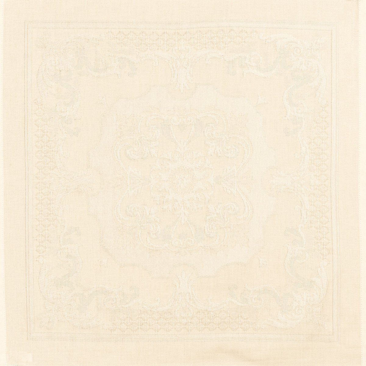 Serviette pur coton BEAUREGARD ivoire, GARNIER THIEBAUT