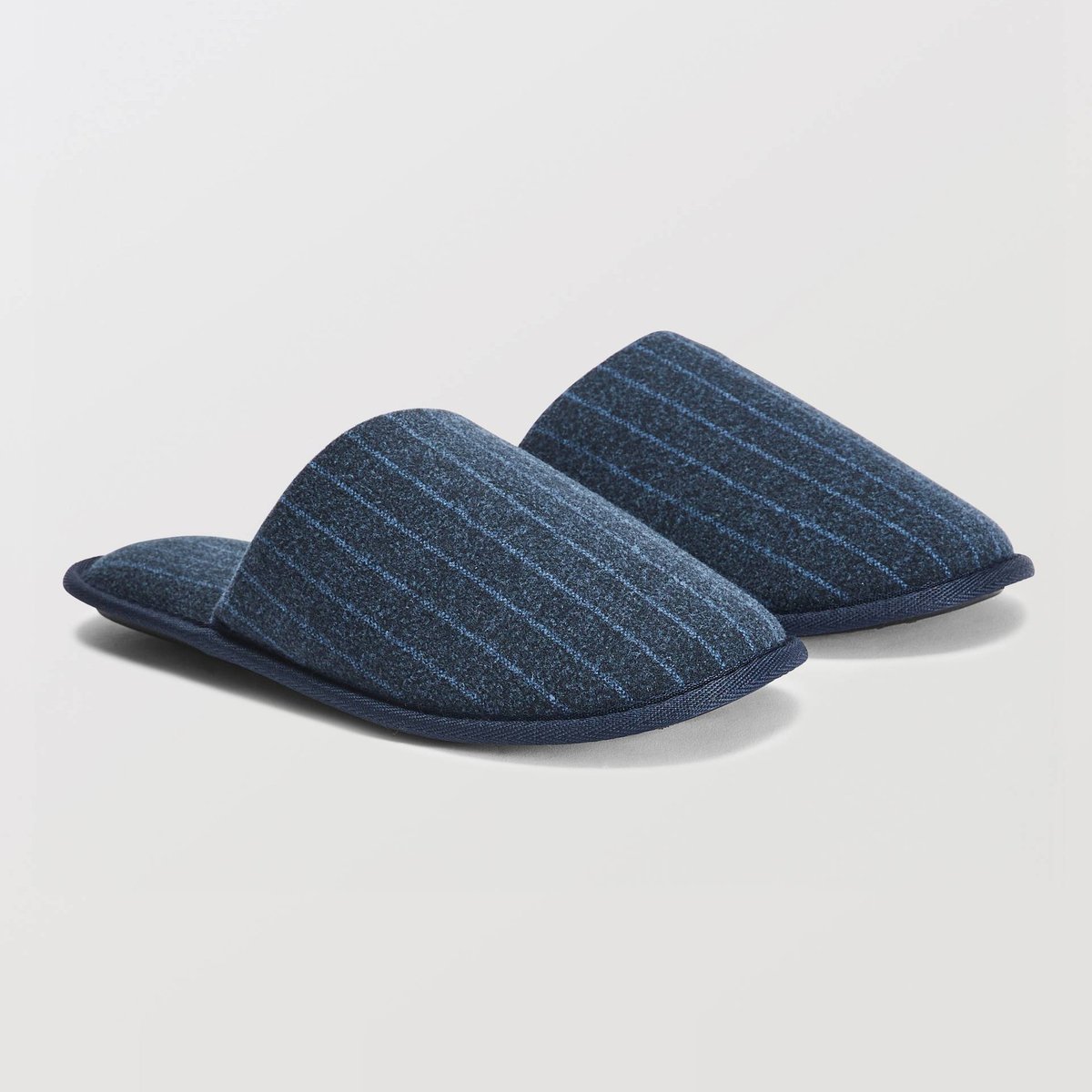 Mules rayées marine, MONOPRIX