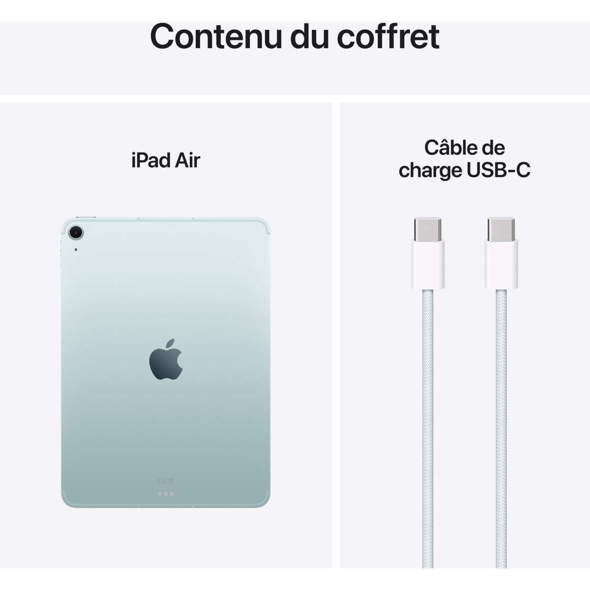 Tablette Apple Air 11 M3 512Go Bleu Cellular 2025 bleu, APPLE